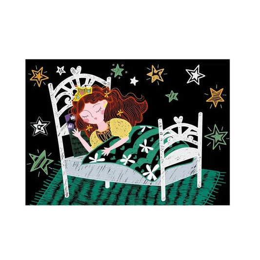 Avenir - Mini Scratch Book - Princess | Introducing the "Mini Enchanting Scratch Book: Princess Edition" — a magical journey through 15 pages of creativity and wonder!| Ages 3+ - Marah Kids