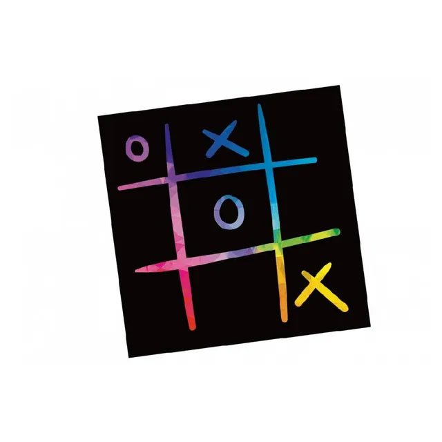 Name Avenir - Scratch Note 50 scratch cards | fantastic way for kids and adults alike to express their creativity! Play fun games like tic - tac - toe/For ages 3 years and up. - Marah Kids