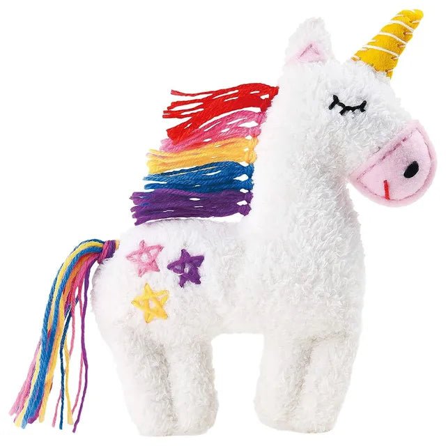 Avenir Sewing My First Doll - Unicorn Kit | Create a Super Soft Unicorn, Develop Motor Skills & Creativity | Safe and Educational - Trusted Art, Learning, and Entertainment for Kids 3+ - Marah Kids