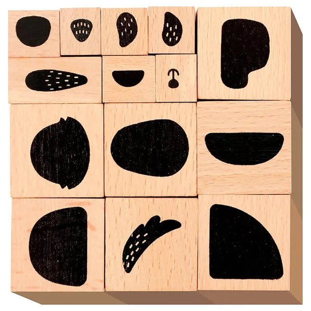 Avenir Stamp and Match - Create Pets | Craft Imaginative Little Pets with 15 Wooden Stamps, Spark Imagination & Cognitive Development | Exciting Craft Kit for Kids 3+ - Marah Kids