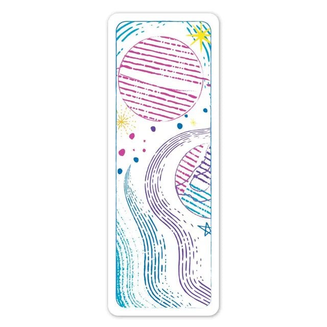Avenir - Paint by Water - Bookmarks - Space Multicolour | Paint by Water Art lets little ones discover easy, fun painting - with no mess! | Ages 3+ - Marah Kids