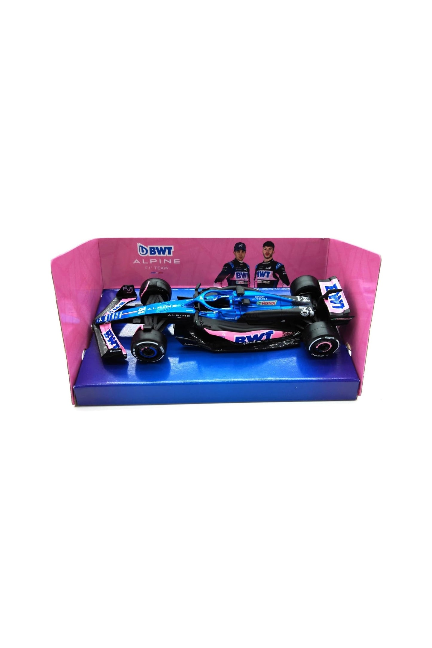 نموذج سيارة Renault Alpine A523 F1 رقم 31 من تصميم Esteban Ocon