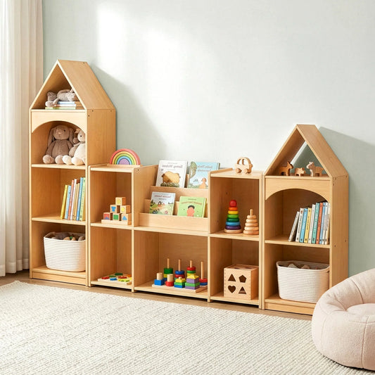 OOOK Montessori Shelf Cubby and Book Storage storage - view 2 | Marah Kids