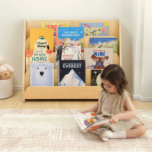 OOOK Tiered Bookcase storage - view 2 | Marah Kids