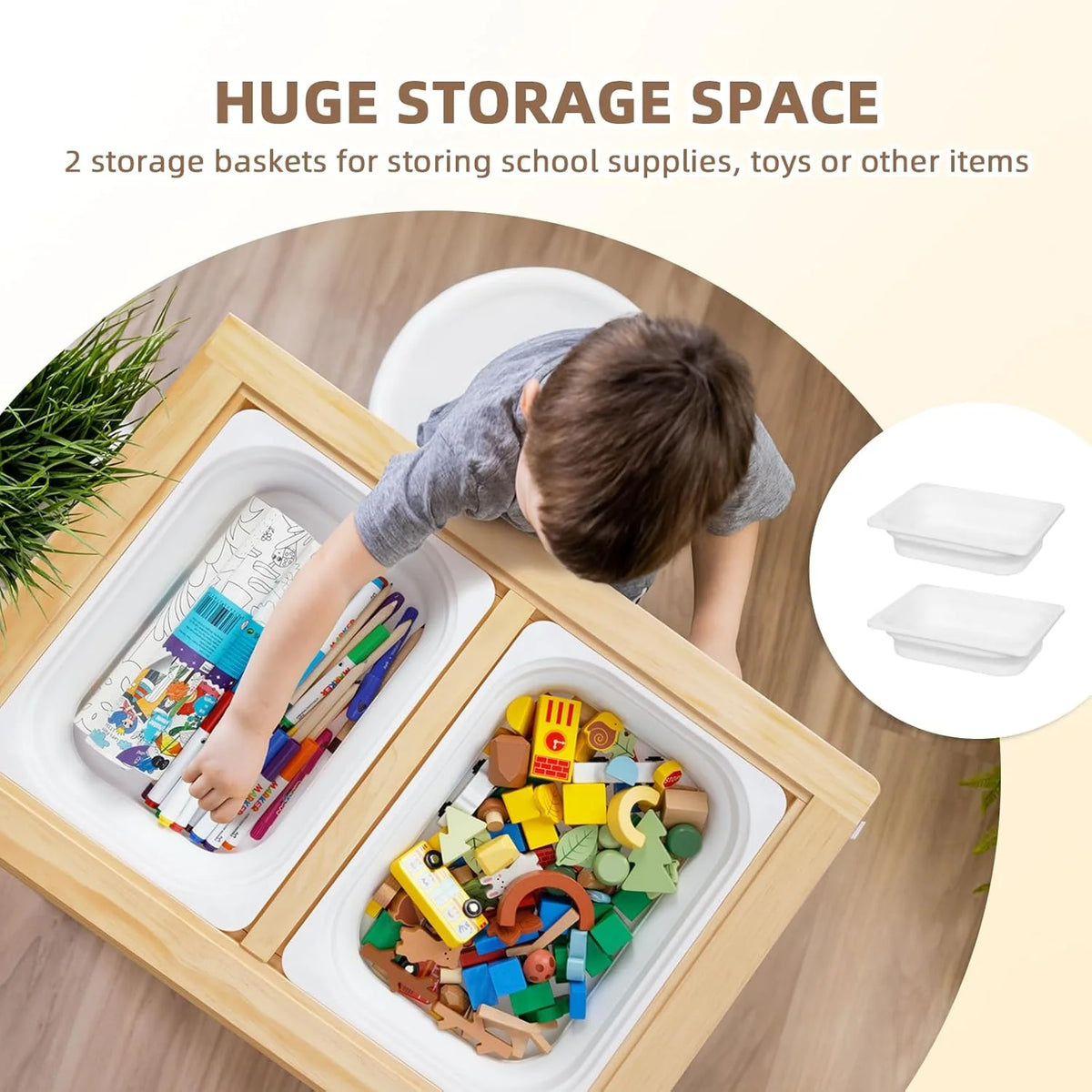 OOOK SENSORY TABLE KIDS ACTIVITY TABLE kids furniture - view 7 | Marah Kids