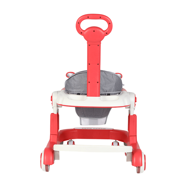 5 in 1 Baby Push Walker Sit - to - Stand Learning Walker Kids Rocking - Red 6 - 24 Months - Marah Kids
