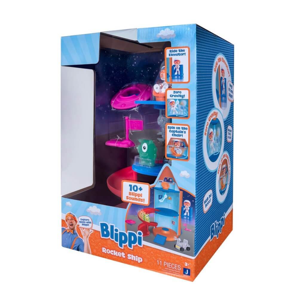 Jaswar - Blippi Rocket Ship Playset - Marah Kids