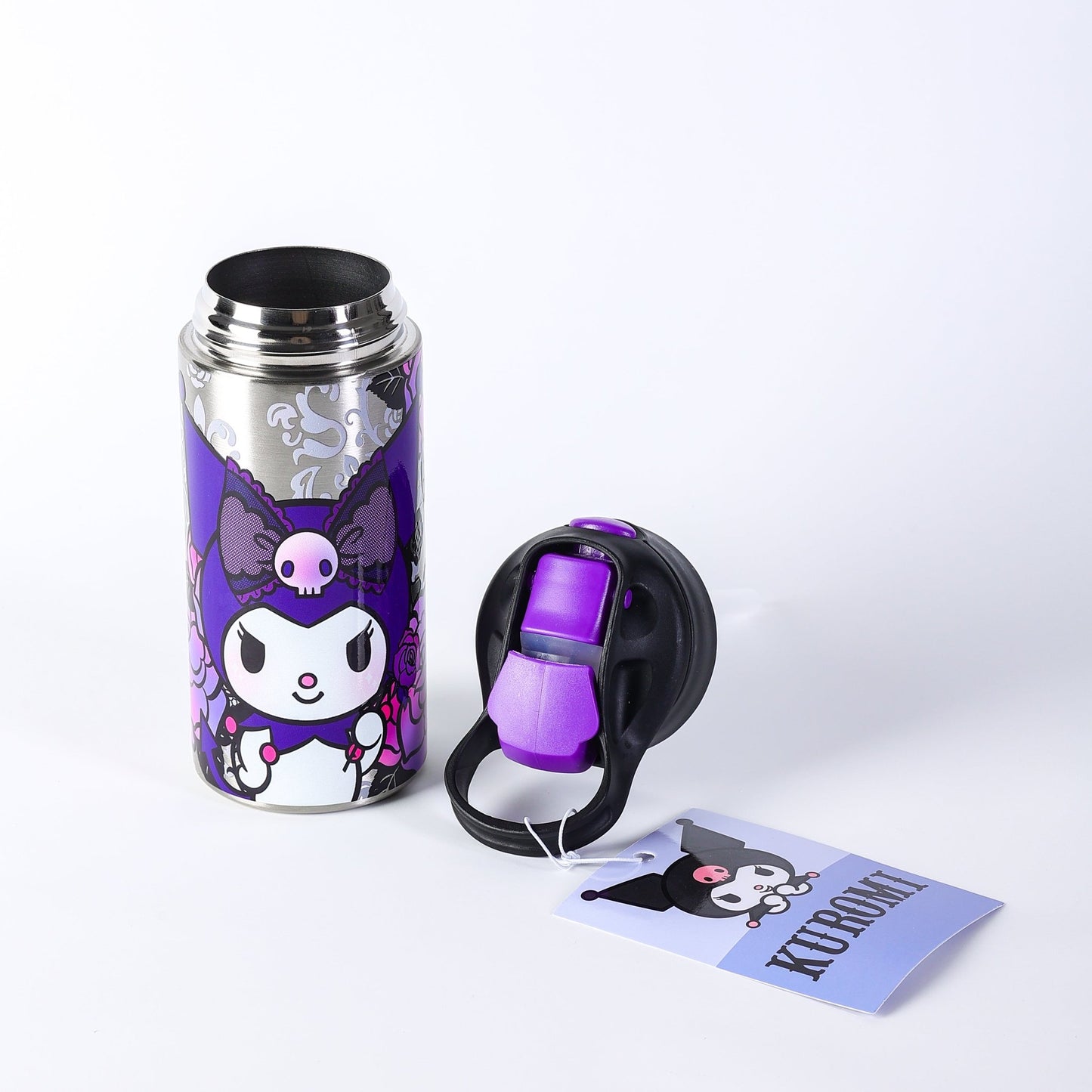 Sanrio Kuromi Stainless Steel Water Bottle 400ml