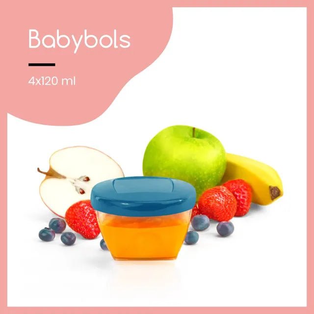 Babymoov Babybols 120Ml X4 | Airtight Food Storage, 0+ - Marah Kids