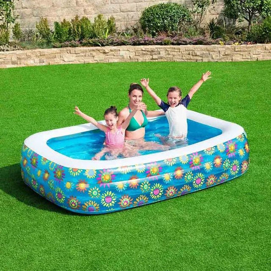 Bestway Pool Happy Flora Kids 229X152X56Cm - Marah Kids