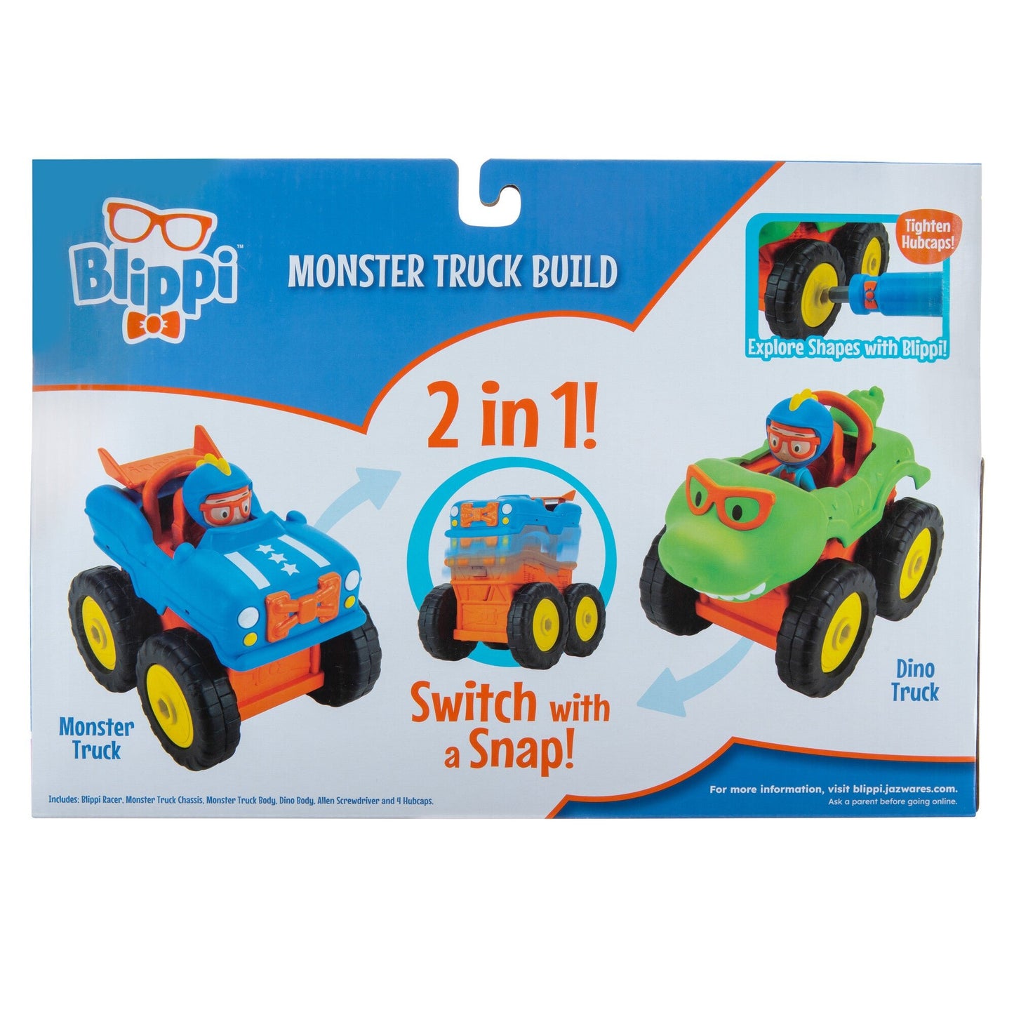 Jaswar - Blippi Feature Vehicle Monster Truck - Marah Kids
