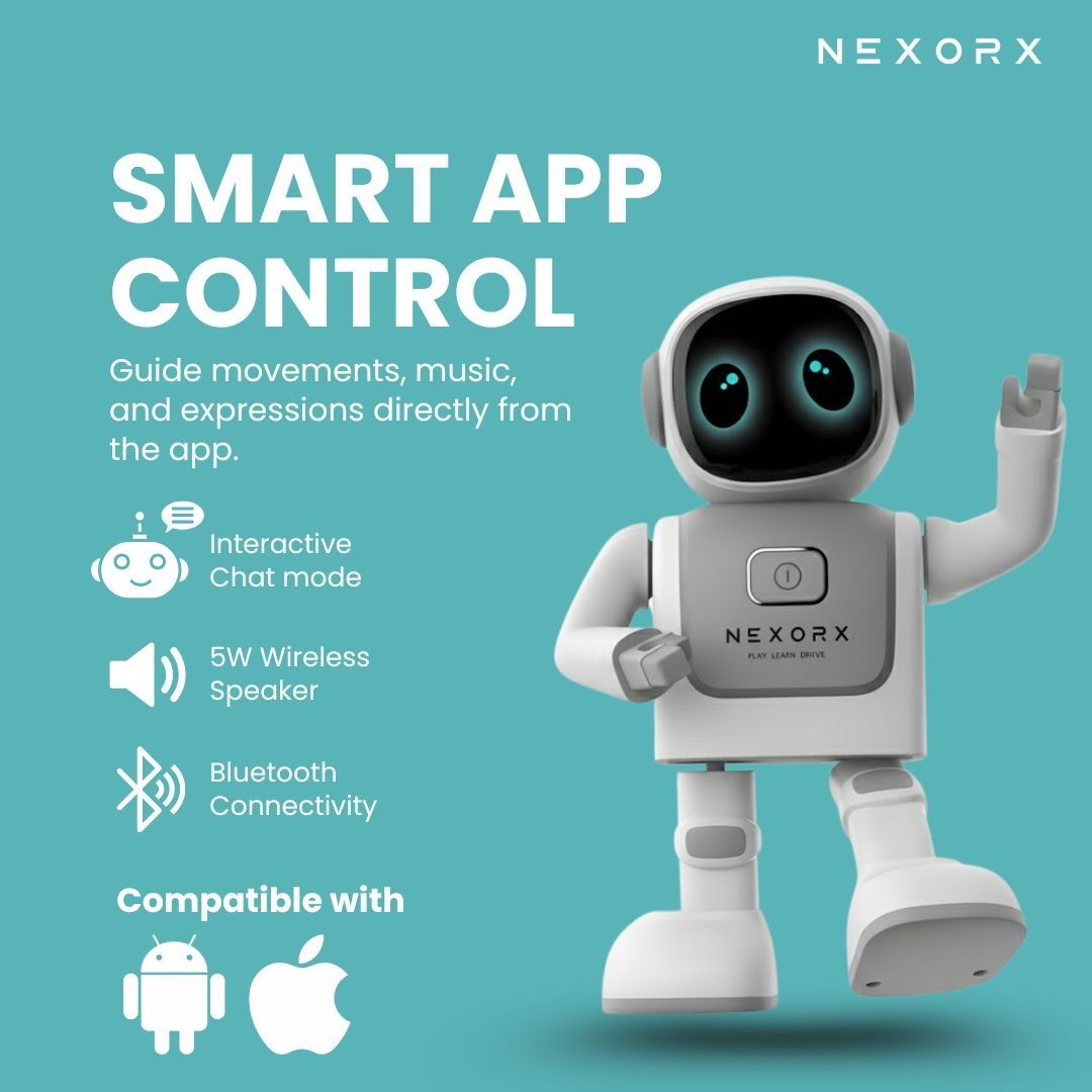 NEXORX Kids Robot with BT Speaker – Grey - Marah Kids