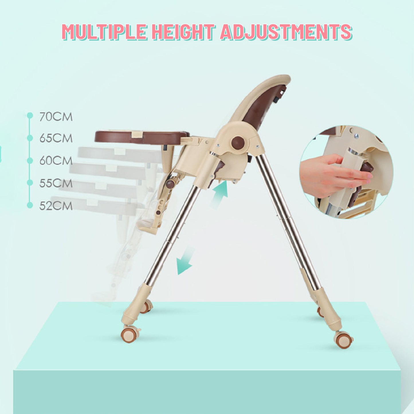 High Chair - Gold - Marah Kids