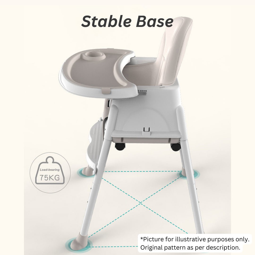 3 in 1 High Chair - Pink - Marah Kids