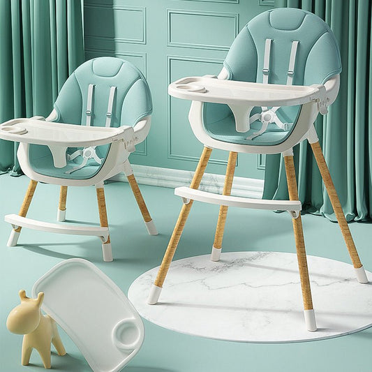 2 - in - 1 Convertible High Chair - Green - Marah Kids