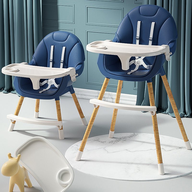 2 - in - 1 Convertible High Chair - Navy Blue - Marah Kids