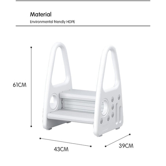 Lovely Baby - Step stool - White - Marah Kids