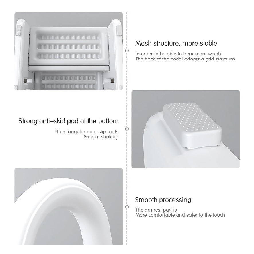 Lovely Baby - Step stool - White - Marah Kids