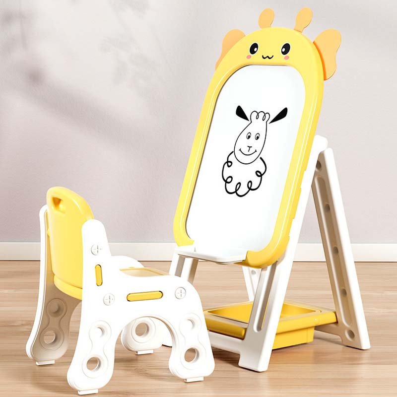 Drawing Board & Chair - Yellow - Marah Kids