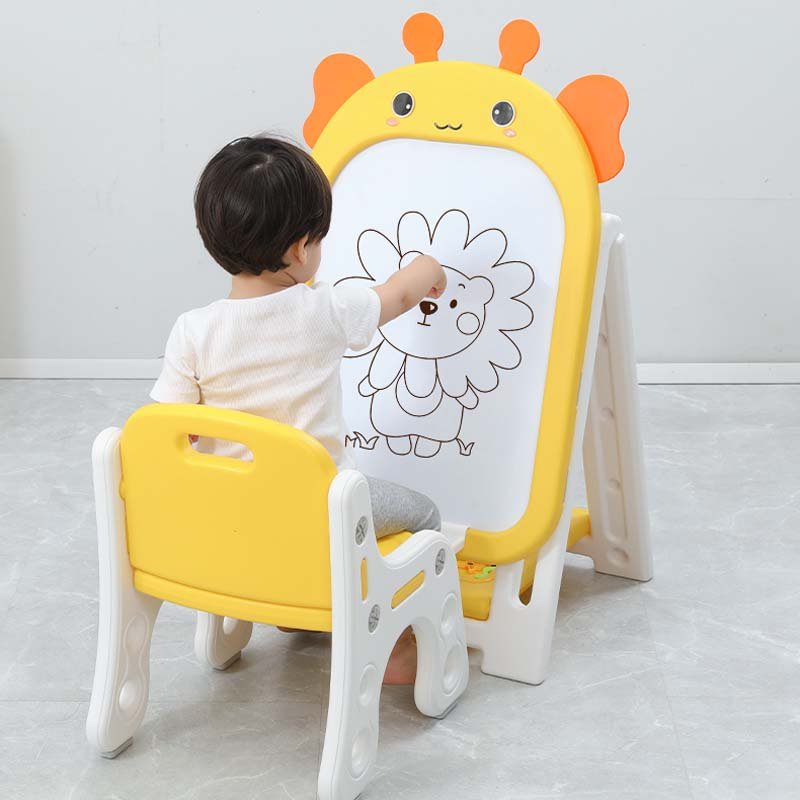 Drawing Board & Chair - Yellow - Marah Kids