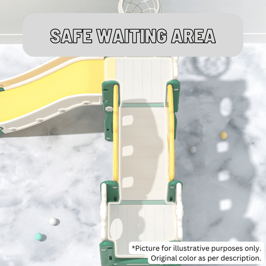 Twin Tower Playhouse with Slide and Basketball Hoop - Marah Kids