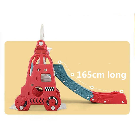 Lovely Baby - Car Slide & Swing Set W/ Basketball Hoop - Marah Kids