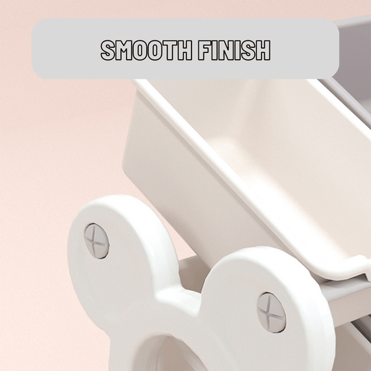 Storage Rack With 6 Boxes - White - Marah Kids