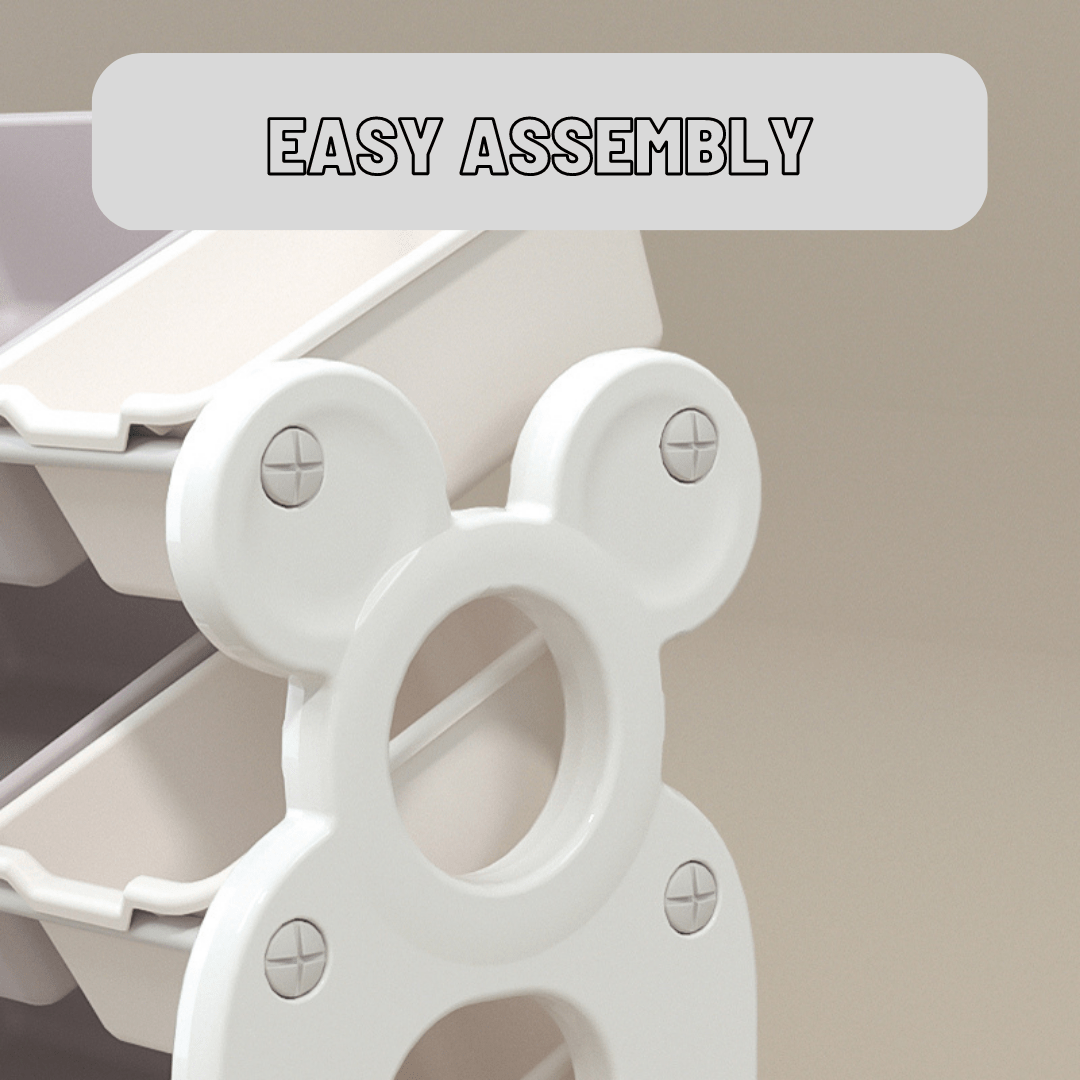 Bear Storage Rack with 9 Boxes - Marah Kids