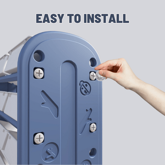 Storage Rack With 7 Boxes - Blue - Marah Kids