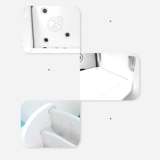 Lovely Baby - Storage Rack W/ Book Shelf - Grey - Marah Kids