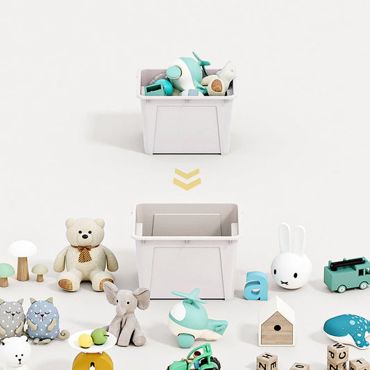 Lovely Baby - Whale Storage Rack With 3 Boxes - White - Marah Kids