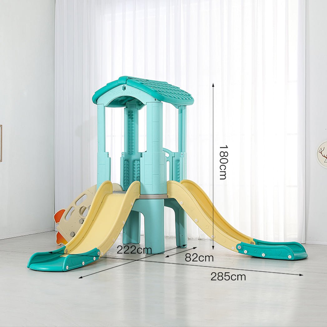 Playhouse with Slides - Marah Kids
