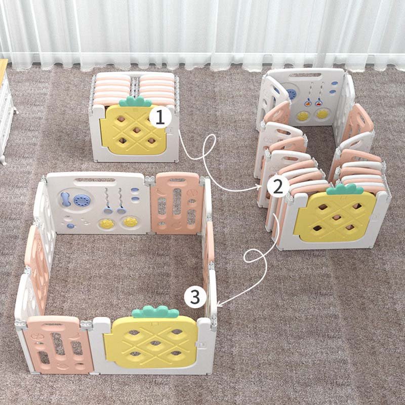 Lovely Baby - Kids Fruity Playpen 18pcs - Green - Marah Kids