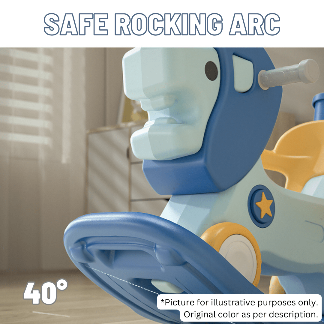 3 - In - 1 Rocking Lion & Push Car - Green - Marah Kids