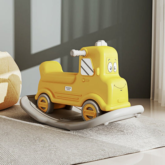Lovely Baby - 2 - In - 1 Rocking Truck & Ride On - Yellow - Marah Kids