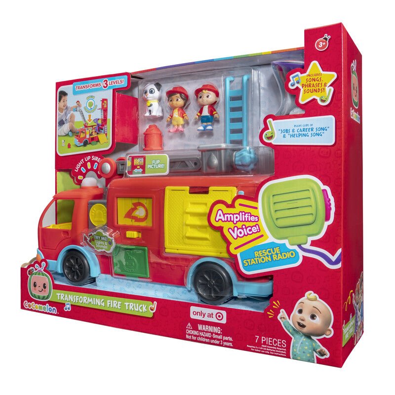 Jaswar - Cocomelon Dlx Transforming Firetruck Bo - Marah Kids