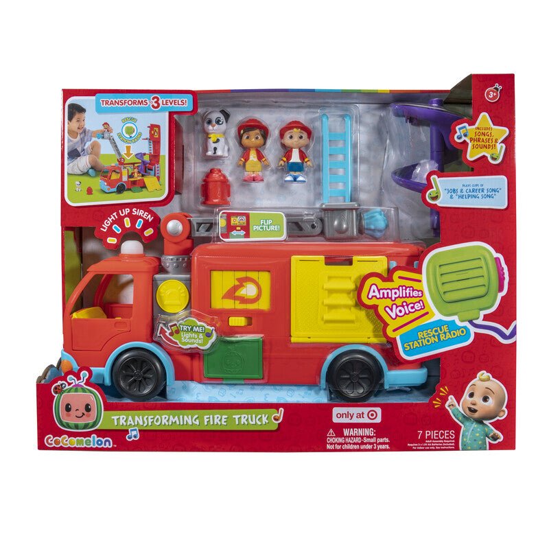 Jaswar - Cocomelon Dlx Transforming Firetruck Bo - Marah Kids