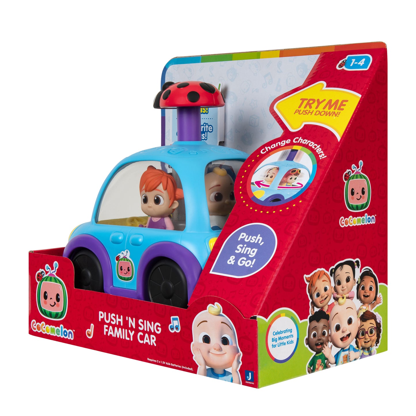 Jaswar -Cocomelon Vehicle Push N Sing Bo