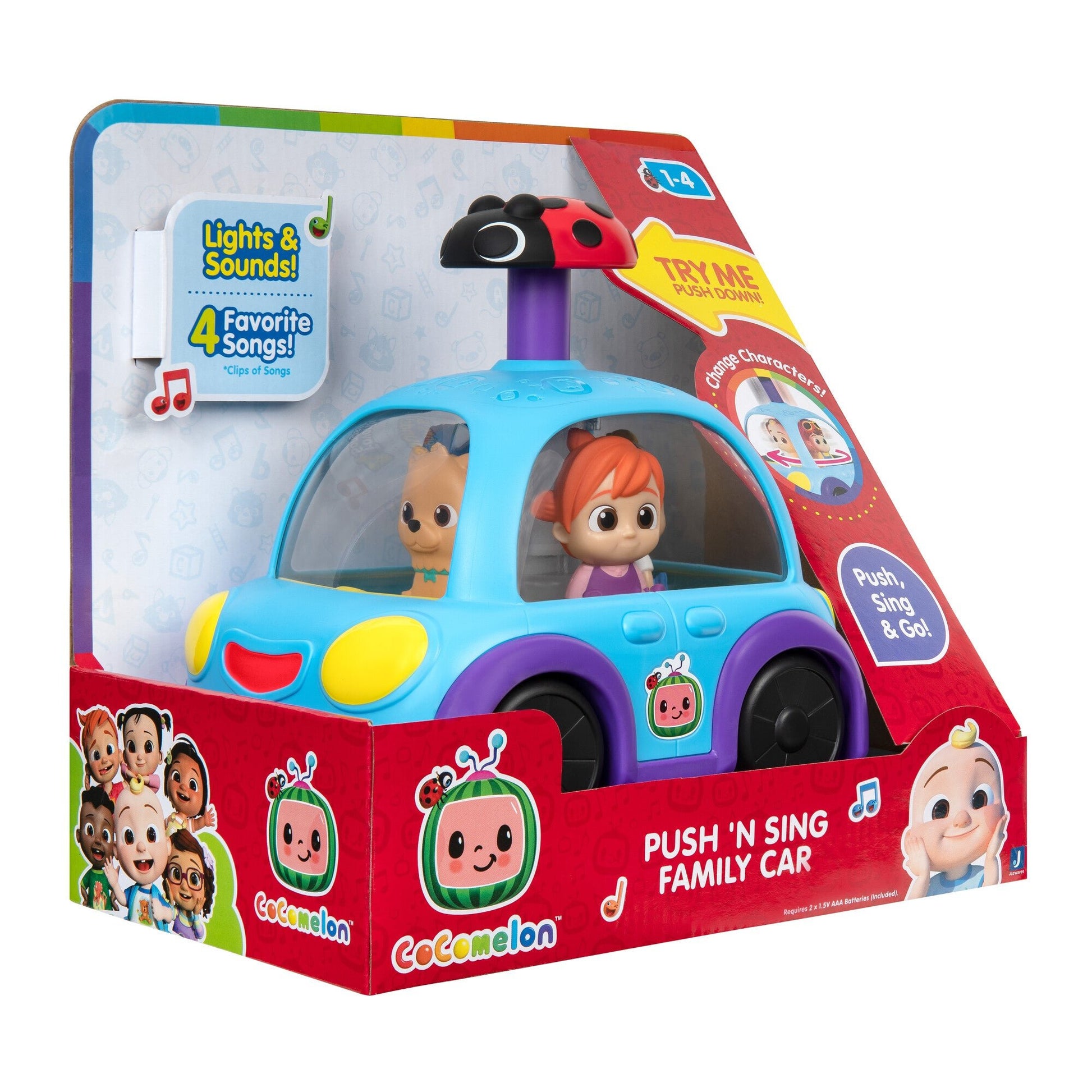 Jaswar - Cocomelon Vehicle Push N Sing Bo - Marah Kids