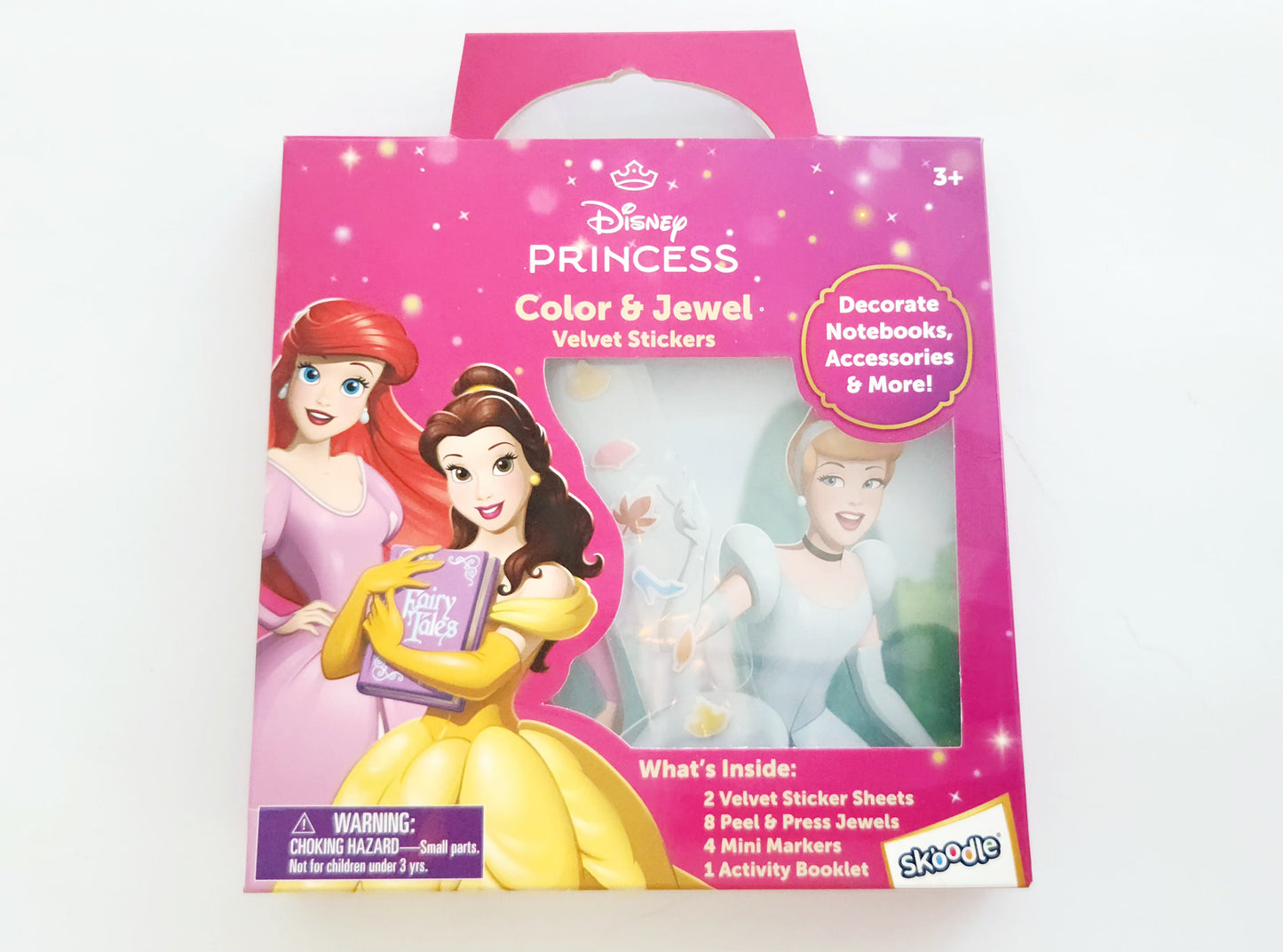 Disney Princess Color & Jewel Velvet Stickers