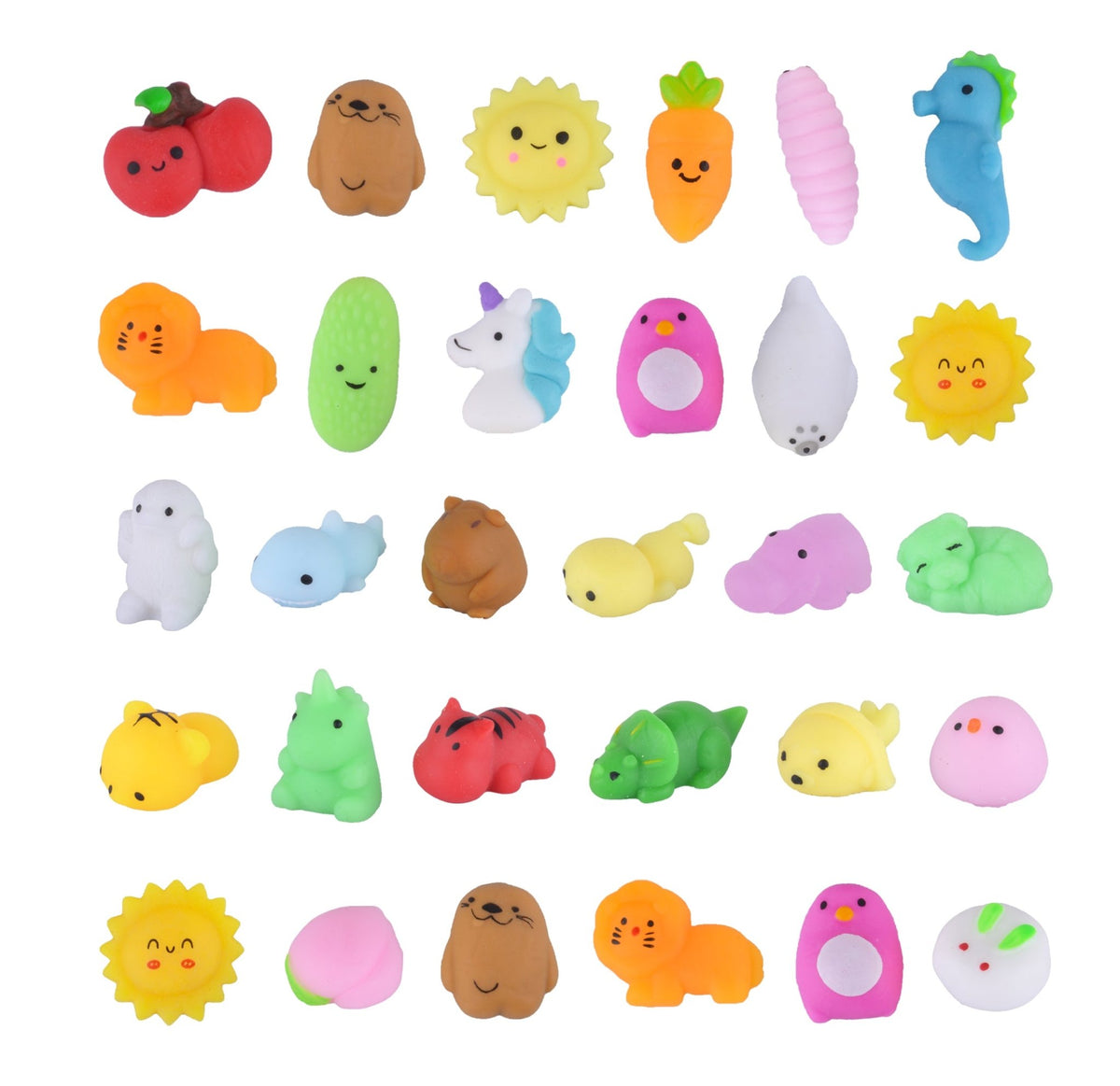 Power Joy - Soft Animals Fidget Toy - Multicolor - 30 Pcs - Marah Kids