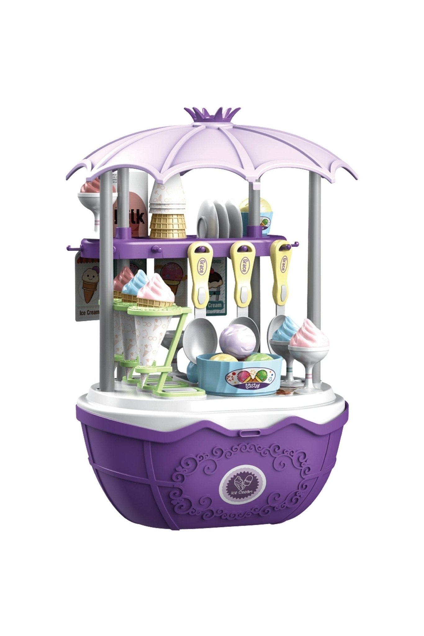 Power Joy Yumyum 2 - In - 1 Surprise Ice Cream Playset - Marah Kids