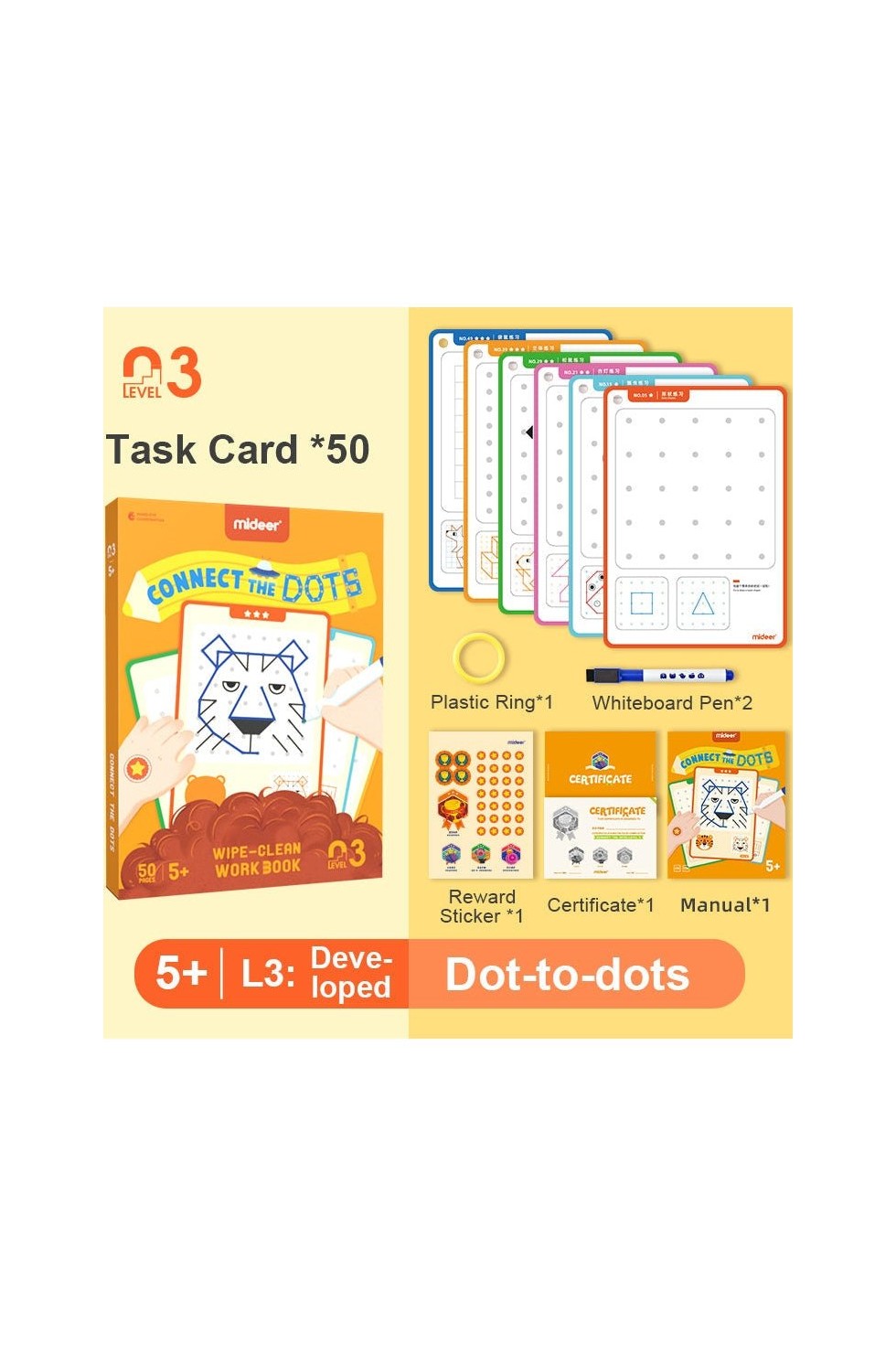 Connect The Dots - Wipe-Clean Workbook