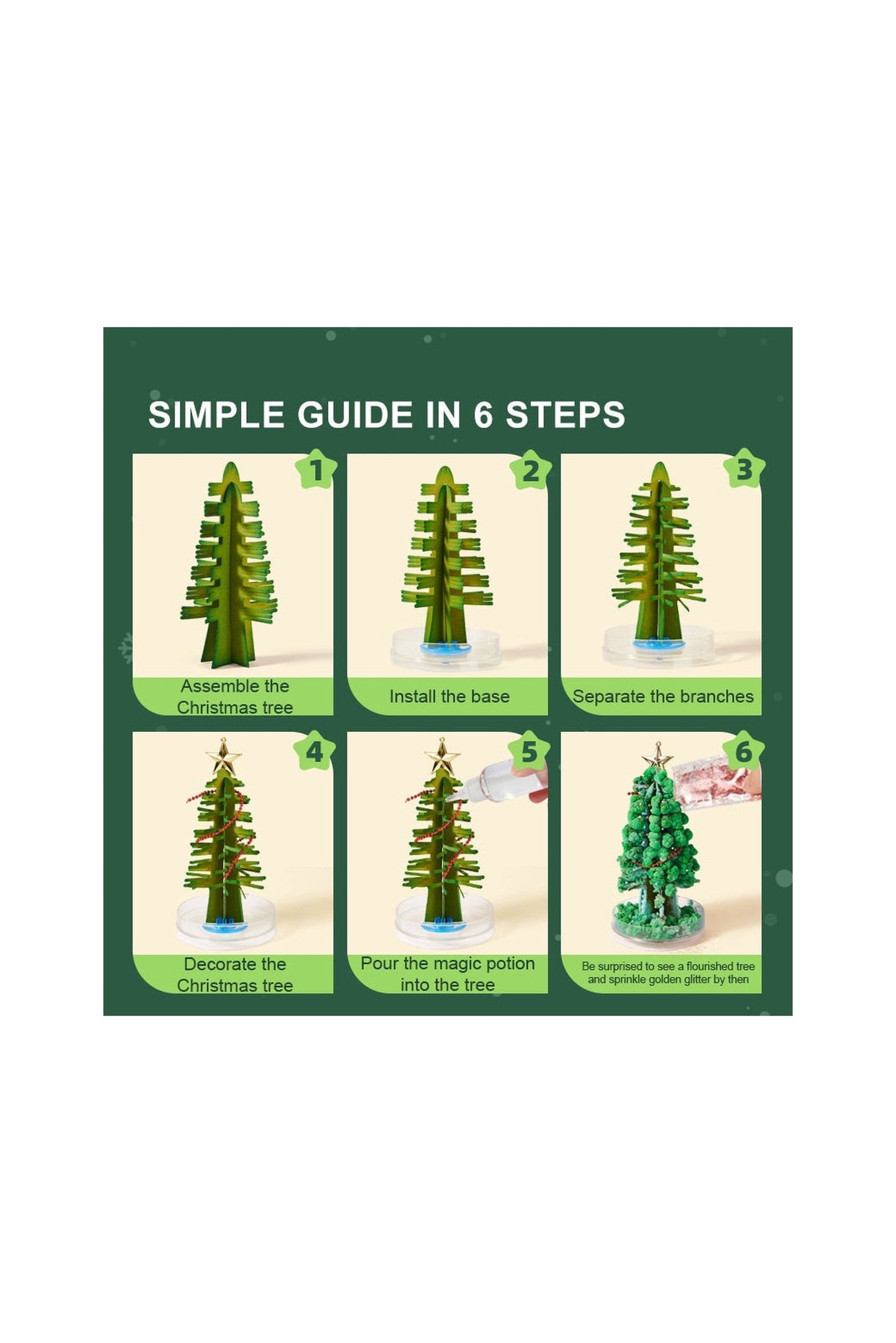 Magical Christmas Tree Experiment Kit