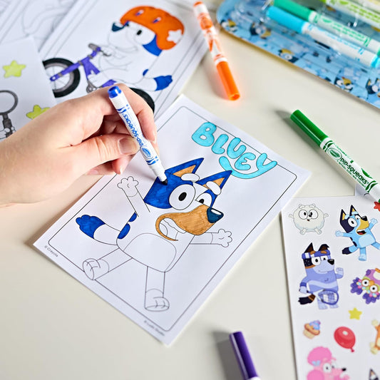 Crayola Bluey Coloring Case – 45 pcs - Marah Kids