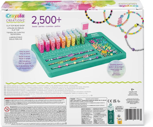 Crayola Creations Bead Laboratory Set – 2500 - Piece Jewelry Making Kit for Girls - Marah Kids