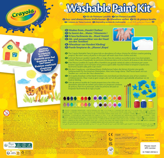 Crayola Washable Paint Set – 40 pcs - Marah Kids