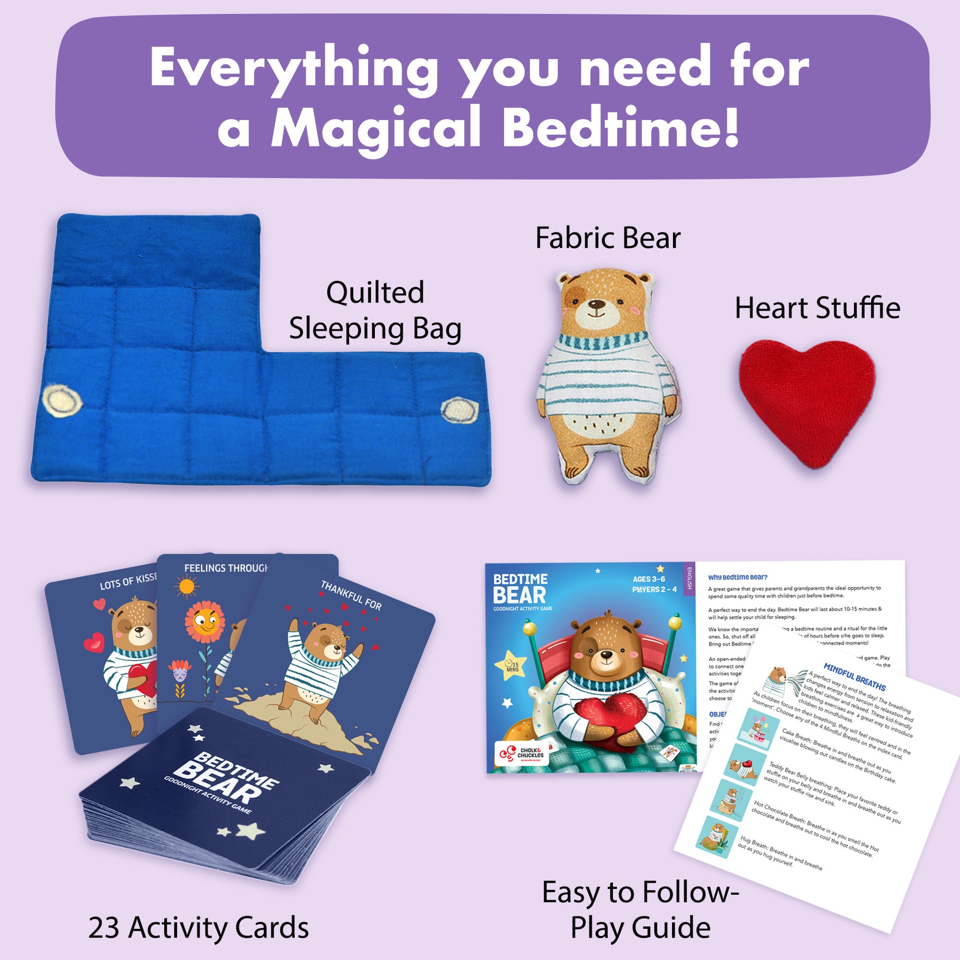 Chalk & Chuckles - Bedtime Bear - Marah Kids