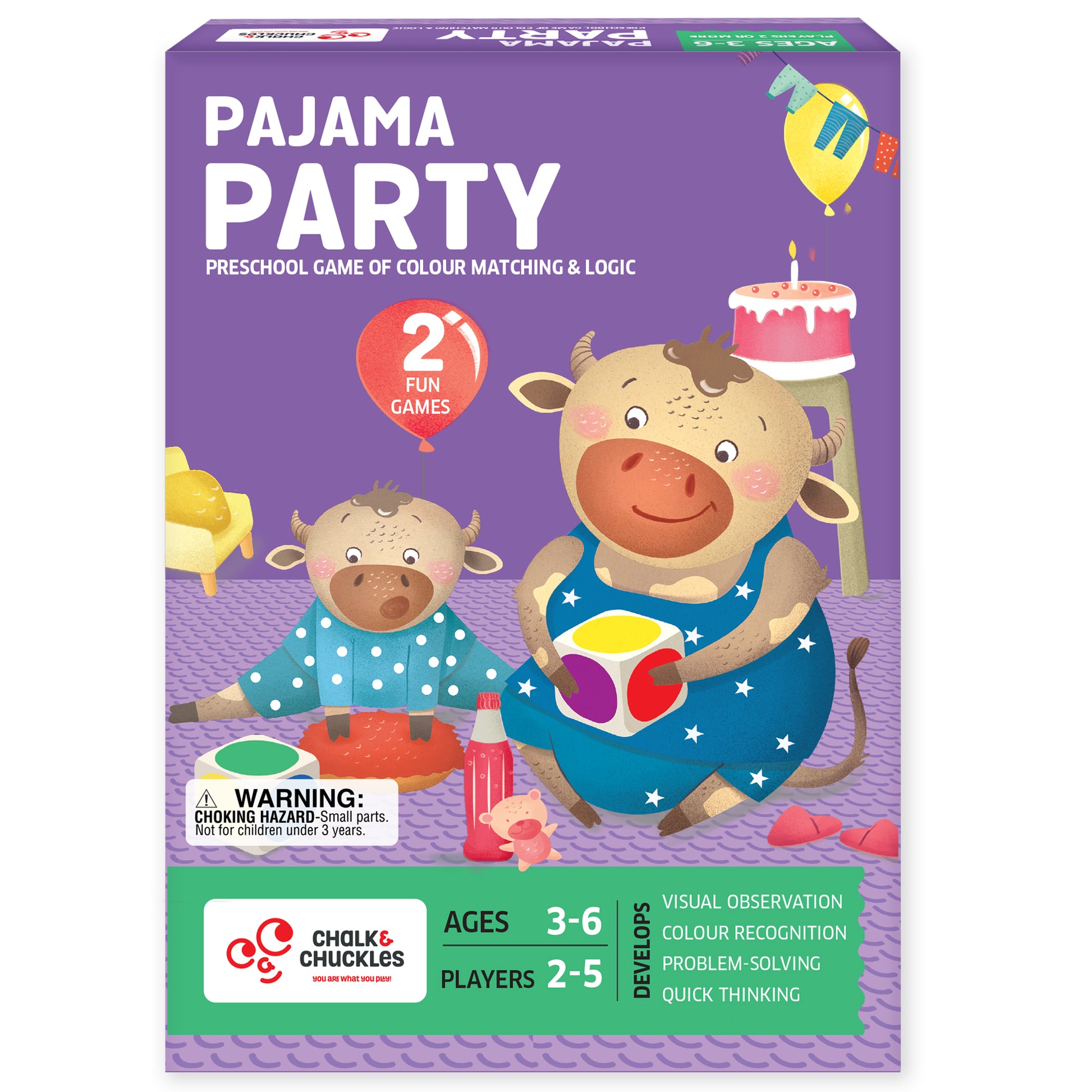 Chalk & Chuckles - Pajama Party - Marah Kids