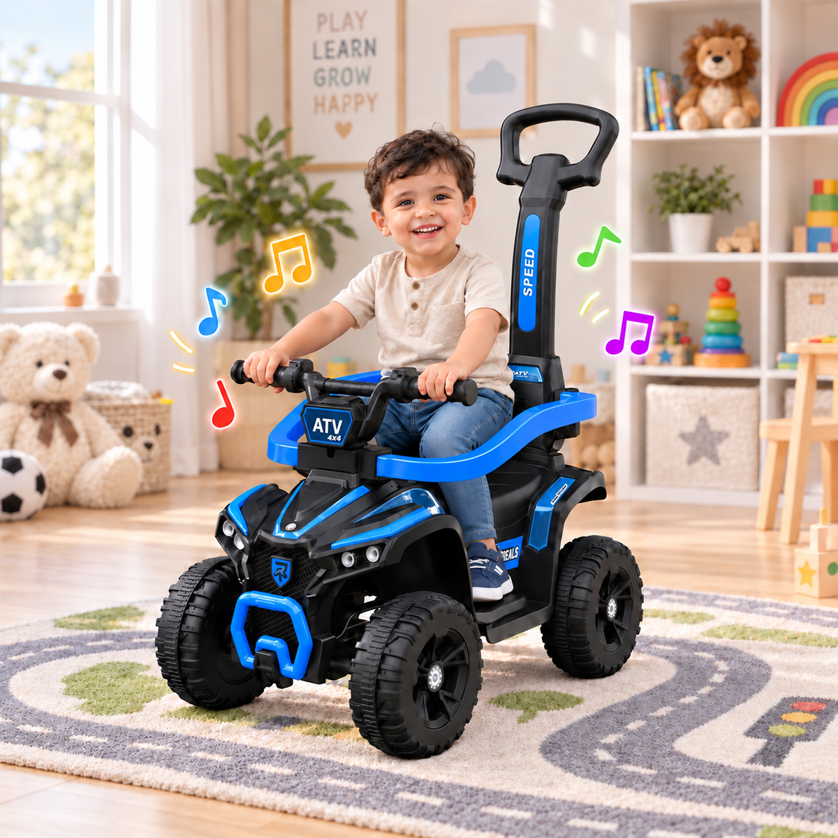 Lovely Baby Ride On Push Car for Kids With Removable Handle